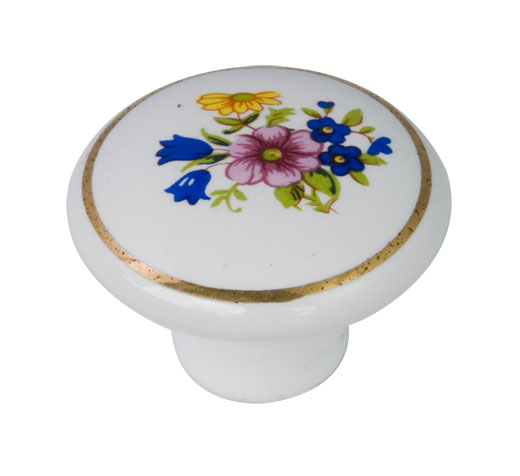 round ceramic porcelain knob
