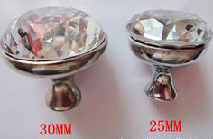 Beautiful shabby chic glass knobs and pulls for cabinets