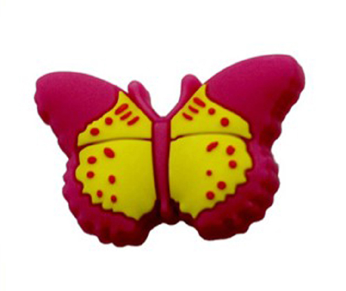 rubber cartoon kids furniture butterfly knobs