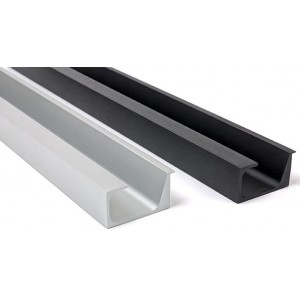 CNC anodized aluminium drawer handle profile factory supplier